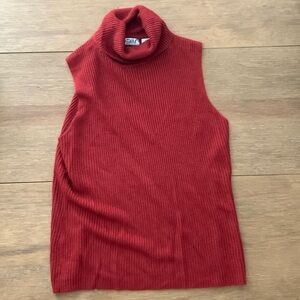 Vintage Turtleneck Sleeveless Sweater